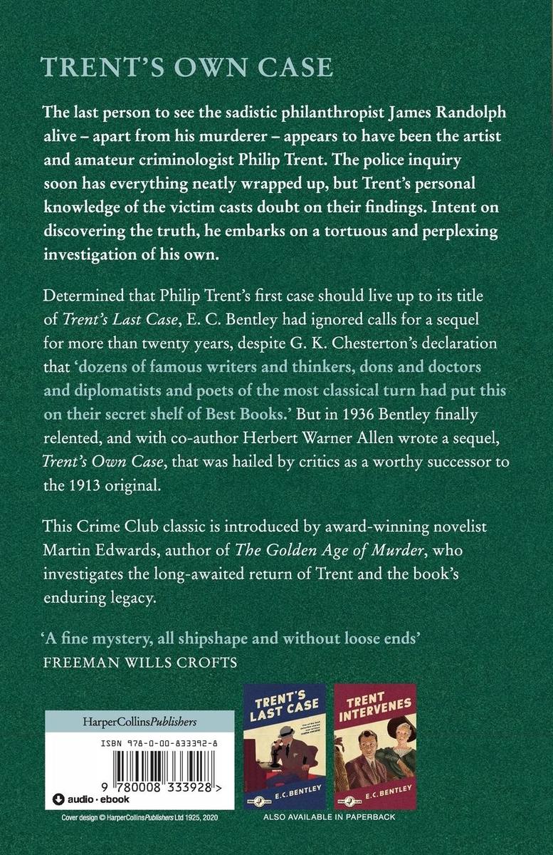 Weitere Ansicht: Trent's Own Case | E. C. Bentley