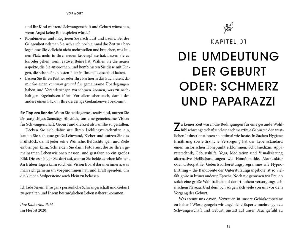 Weitere Ansicht: Sanft gebären: Mein Weg zur schmerzfreien Geburt | Katharina Pahl