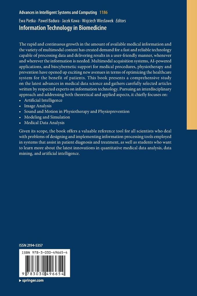 Weitere Ansicht: Information Technology in Biomedicine