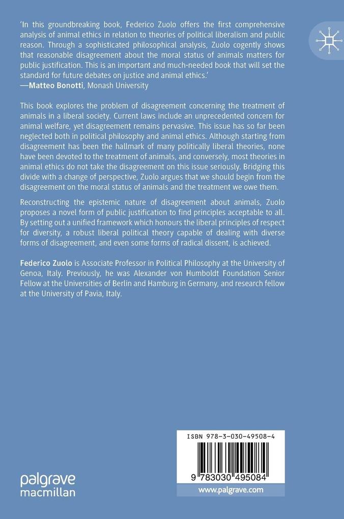 Weitere Ansicht: Animals, Political Liberalism and Public Reason | Federico Zuolo