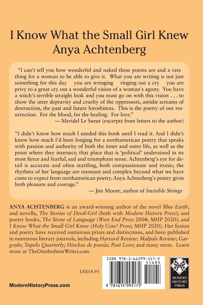 Weitere Ansicht: I Know What the Small Girl Knew | Anya Achtenberg