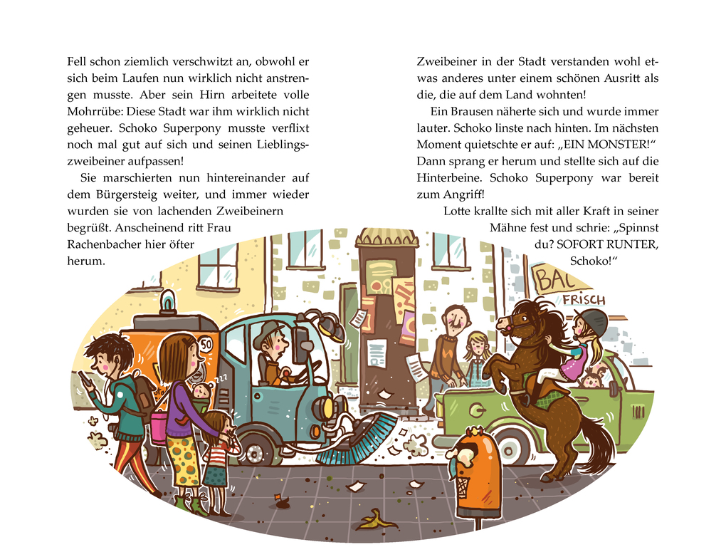 Weitere Ansicht: Die Haferhorde - Volle Ponyfahrt voraus! | Suza Kolb