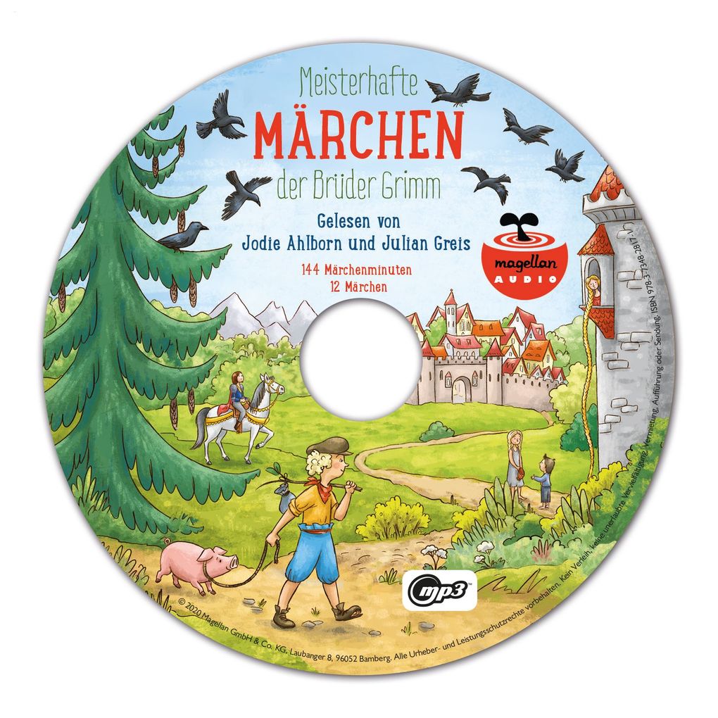 Weitere Ansicht: Meisterhafte Märchen der Brüder Grimm, mit MP3-CD | Jacob und Wilhelm Grimm