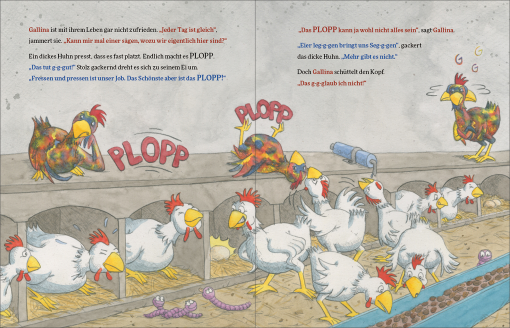 Weitere Ansicht: Gallina träumt vom Fliegen | Brigitte Endres