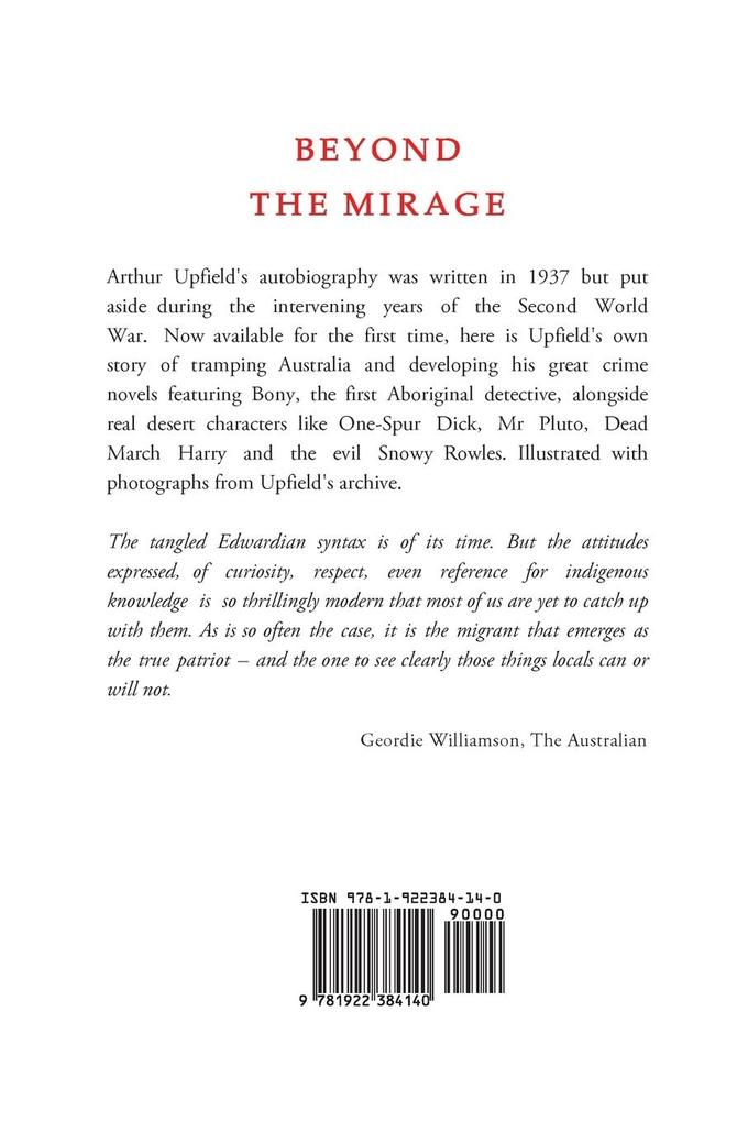 Weitere Ansicht: Beyond the Mirage | Arthur W. Upfield