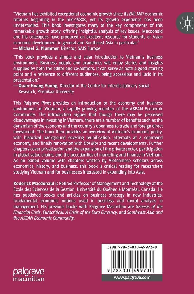 Weitere Ansicht: The Economy and Business Environment of Vietnam