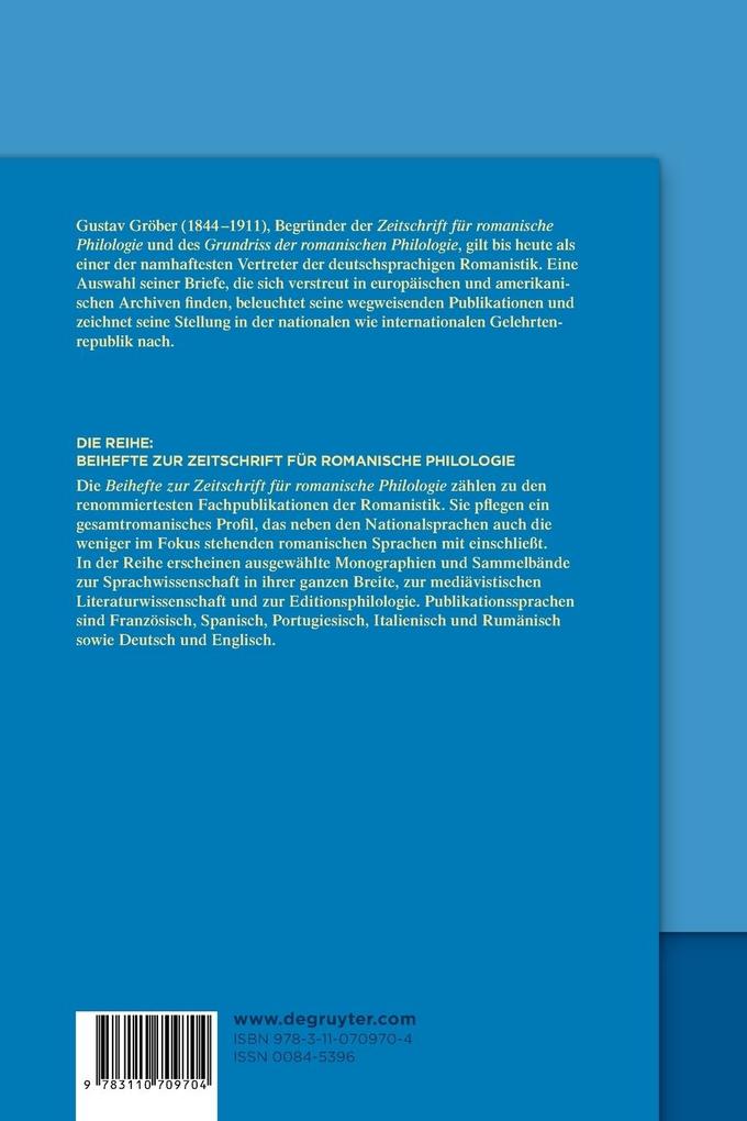 Weitere Ansicht: Briefe aus den Jahren 1869 bis 1910 | Gustav Gröber
