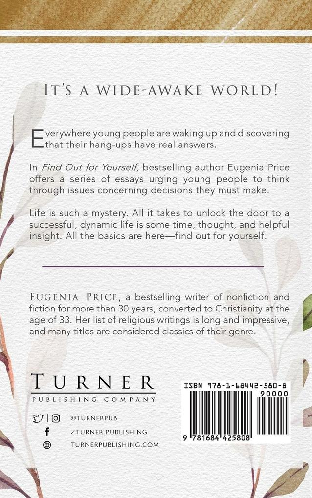 Weitere Ansicht: Find Out for Yourself | Eugenia Price