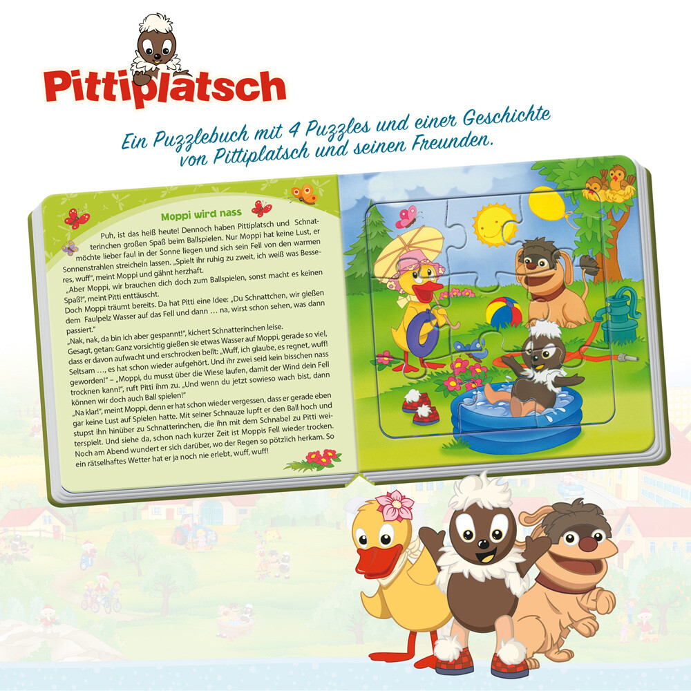 Weitere Ansicht: Trötsch Unser Sandmännchen Puzzlebuch mit 4 Puzzle Pittiplatsch