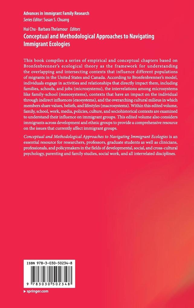 Weitere Ansicht: Conceptual and Methodological Approaches to Navigating Immigrant Ecologies