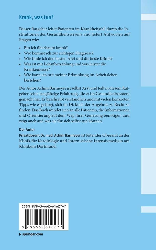 Weitere Ansicht: Krank, was tun? | Achim Barmeyer
