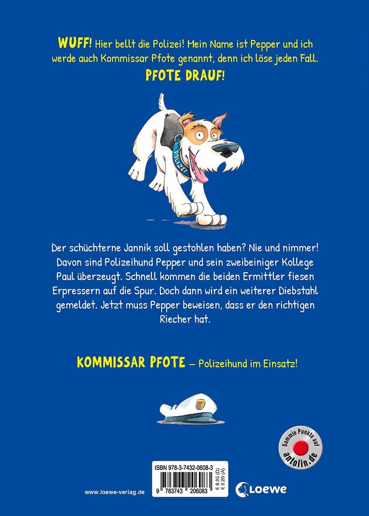 Weitere Ansicht: Kommissar Pfote (Band 1) - Immer der Schnauze nach | Katja Reider