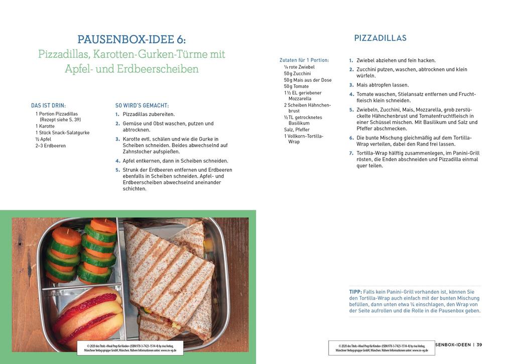 Weitere Ansicht: Meal Prep für Kinder | Veronika Pichl