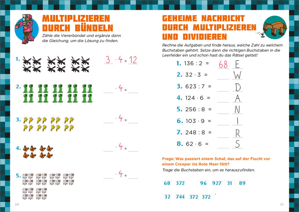 Weitere Ansicht: Mathe für Minecrafter - Rechentraining