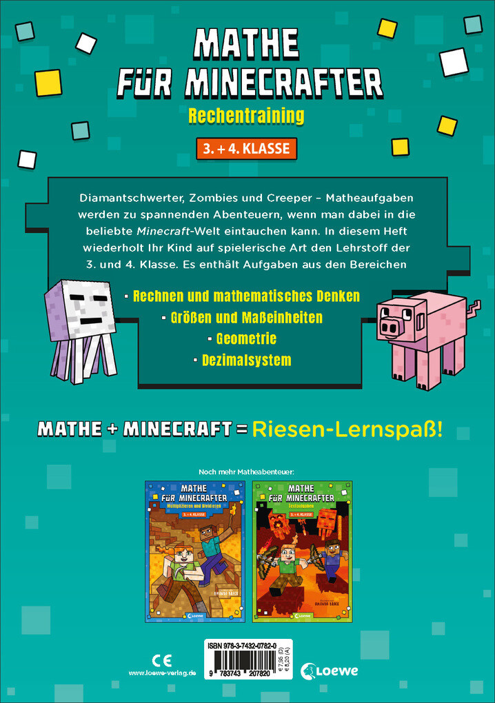Weitere Ansicht: Mathe für Minecrafter - Rechentraining