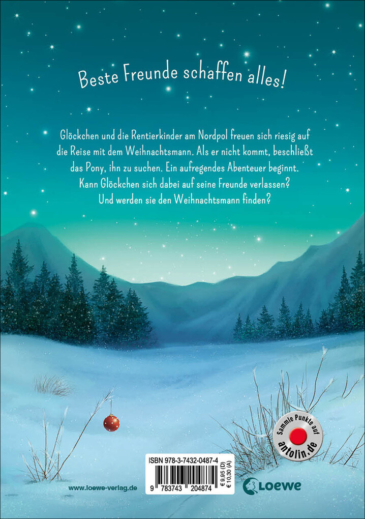 Weitere Ansicht: Glöckchen, das Weihnachtspony (Band 2) - Der Zauber des Nordsterns | Annette Moser