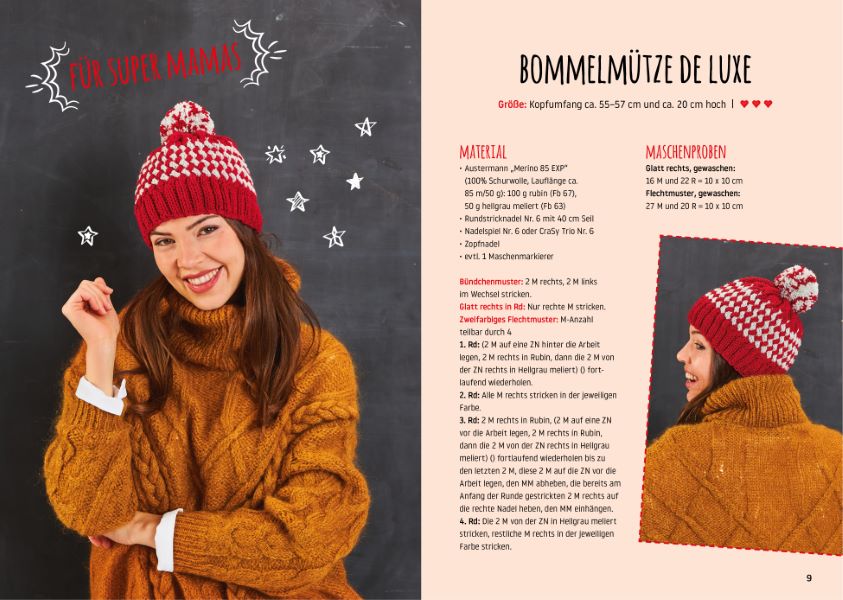 Weitere Ansicht: Coole Mützen stricken | Ines Kollwitz
