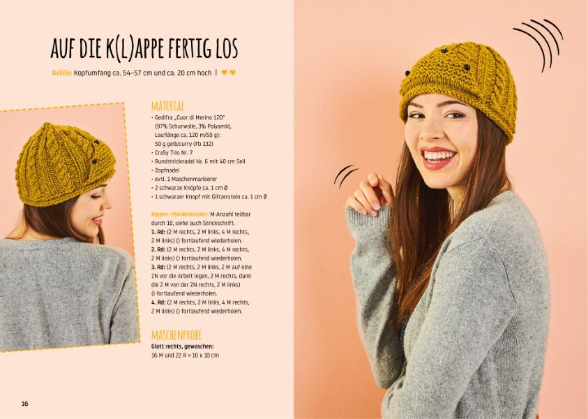 Weitere Ansicht: Coole Mützen stricken | Ines Kollwitz