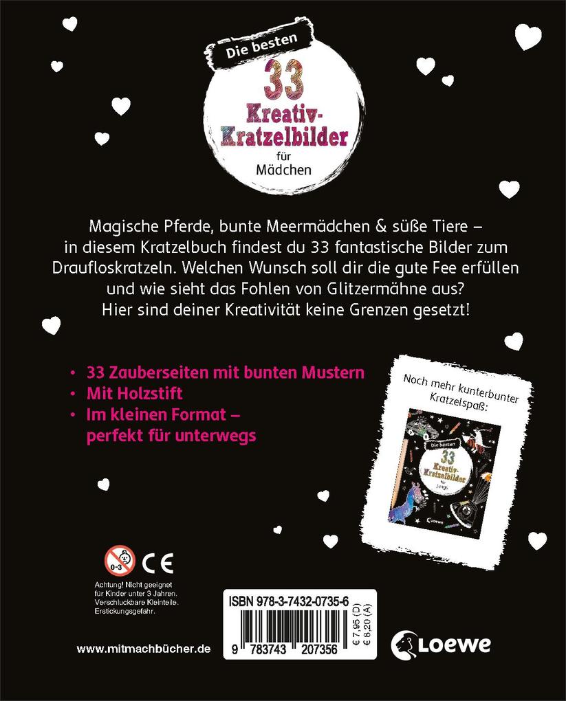 Weitere Ansicht: Die besten 33 Kreativ-Kratzelbilder für Mädchen