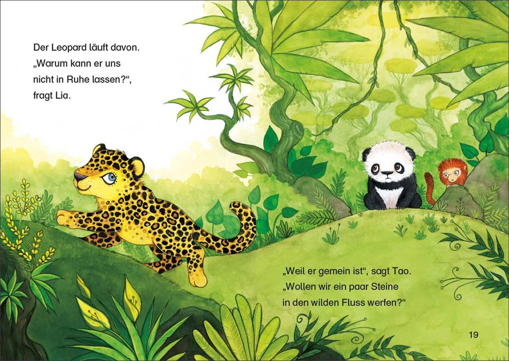 Weitere Ansicht: Leselöwen 1. Klasse - Ein Panda in der Dschungelschule | Katja Richert