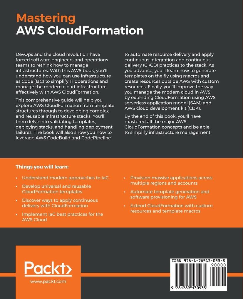 Weitere Ansicht: Mastering AWS CloudFormation | Karen Tovmasyan