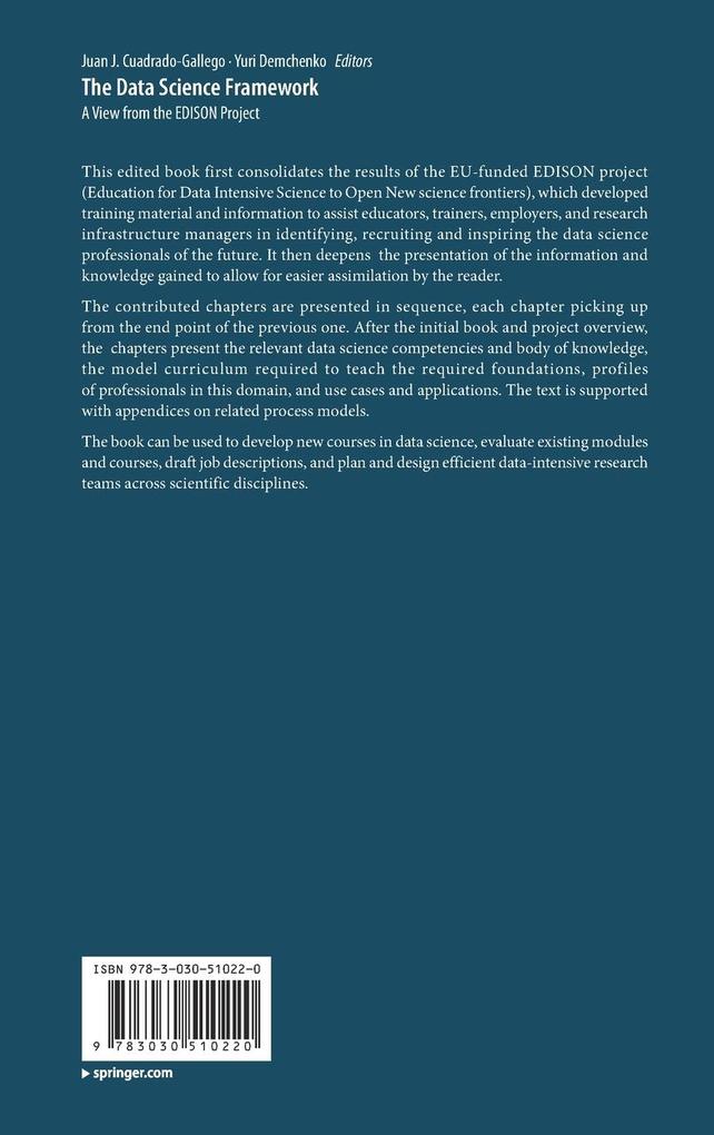 Weitere Ansicht: The Data Science Framework