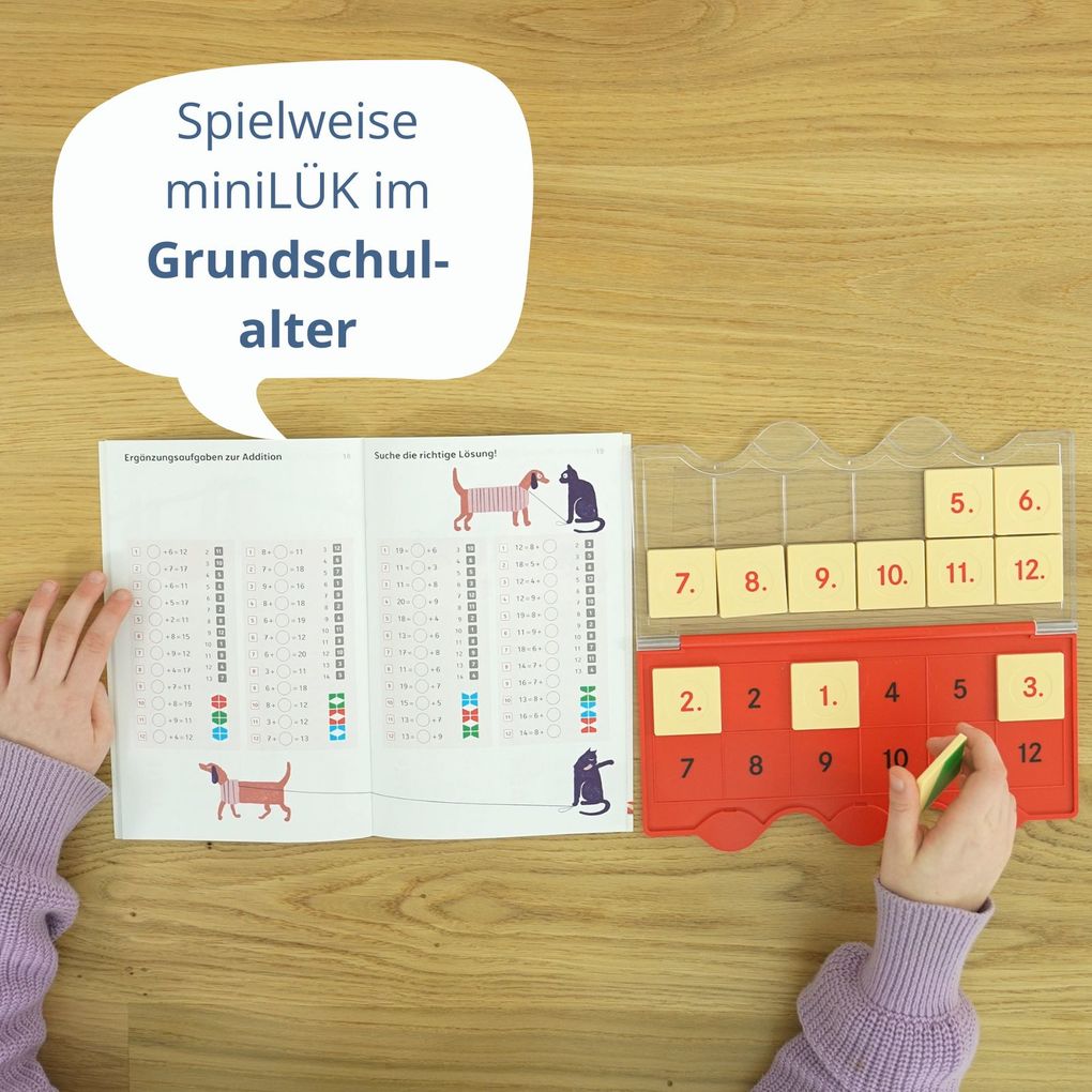 Weitere Ansicht: miniLÜK Kontrollgerät Klarsichtdeckel violett