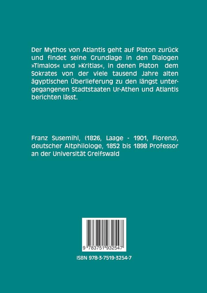 Weitere Ansicht: Die Berichte von Atlantis | Platon