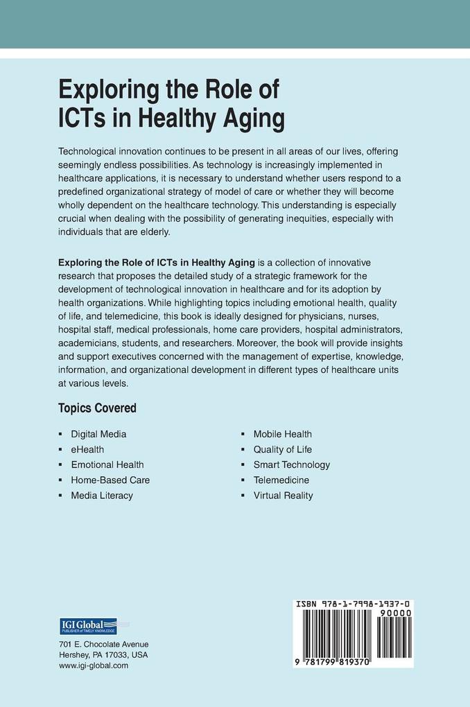 Weitere Ansicht: Exploring the Role of ICTs in Healthy Aging
