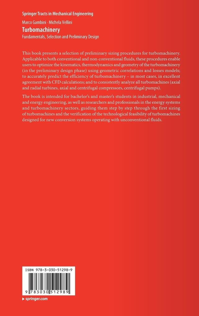 Weitere Ansicht: Turbomachinery | Marco Gambini, Michela Vellini