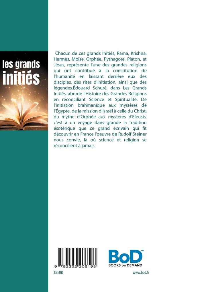 Weitere Ansicht: Les Grands Initiés | Édouard Schuré