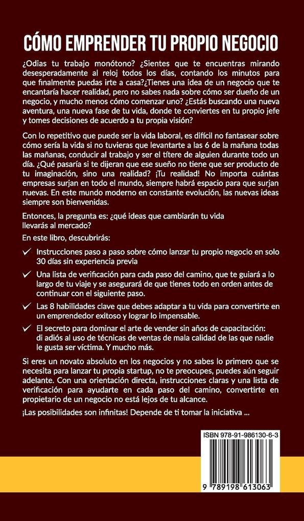 Weitere Ansicht: Cómo Emprender Tu Propio Negocio | Walter Grant