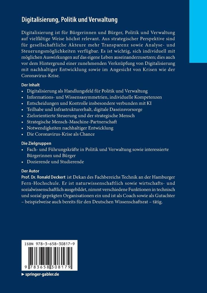 Weitere Ansicht: Digitalisierung, Politik und Verwaltung | Ronald Deckert