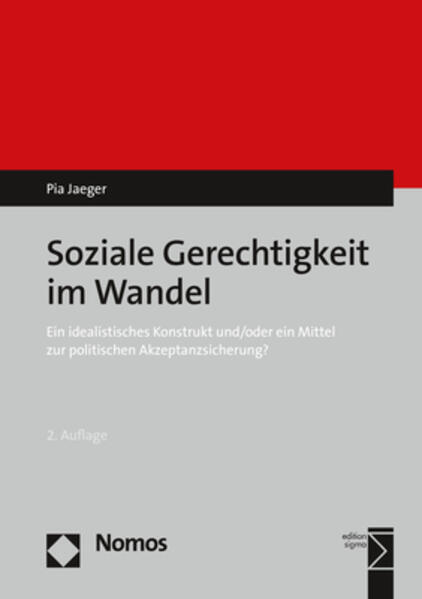 Produktbild: Soziale Gerechtigkeit im Wandel | Pia Jaeger