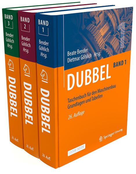 Produktbild: Dubbel Taschenbuch für den Maschinenbau SET 1-3