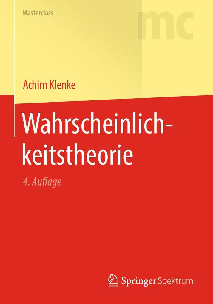 Produktbild: Wahrscheinlichkeitstheorie | Achim Klenke