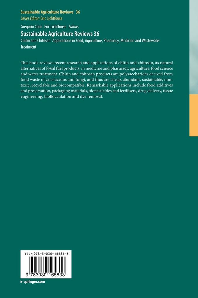 Weitere Ansicht: Sustainable Agriculture Reviews 36