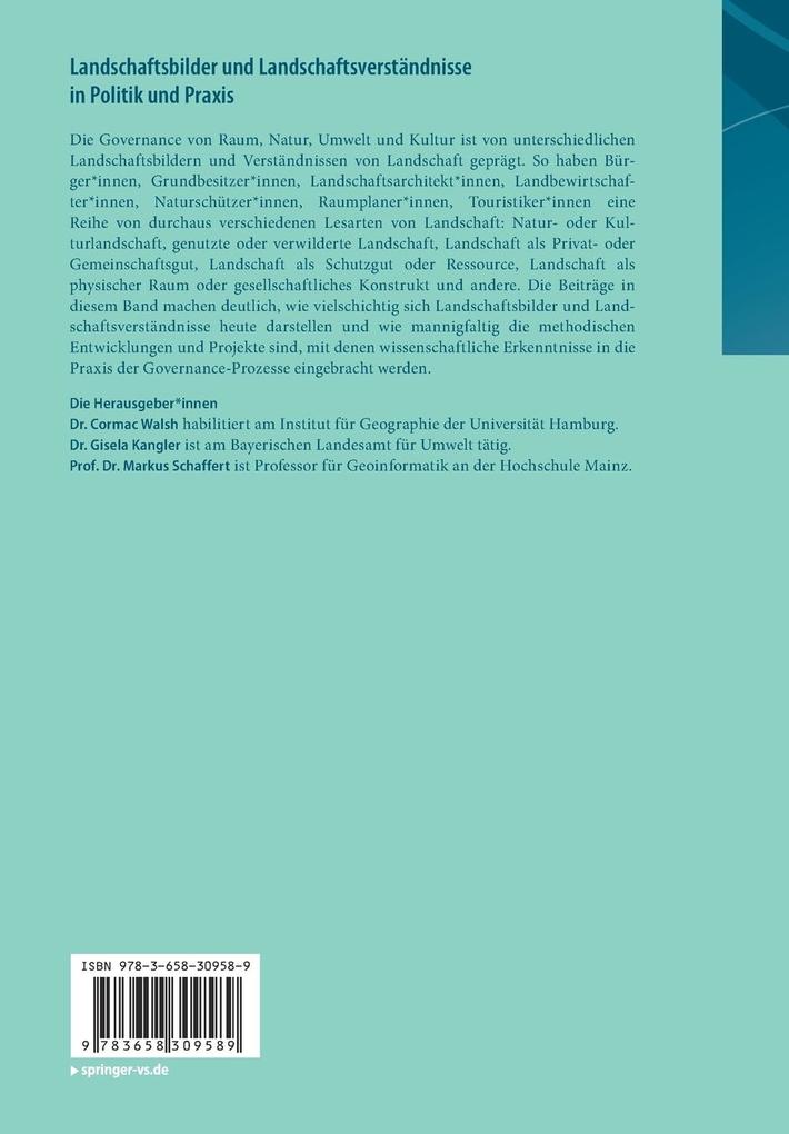 Weitere Ansicht: Landschaftsbilder und Landschaftsverstandnisse in Politik und Praxis