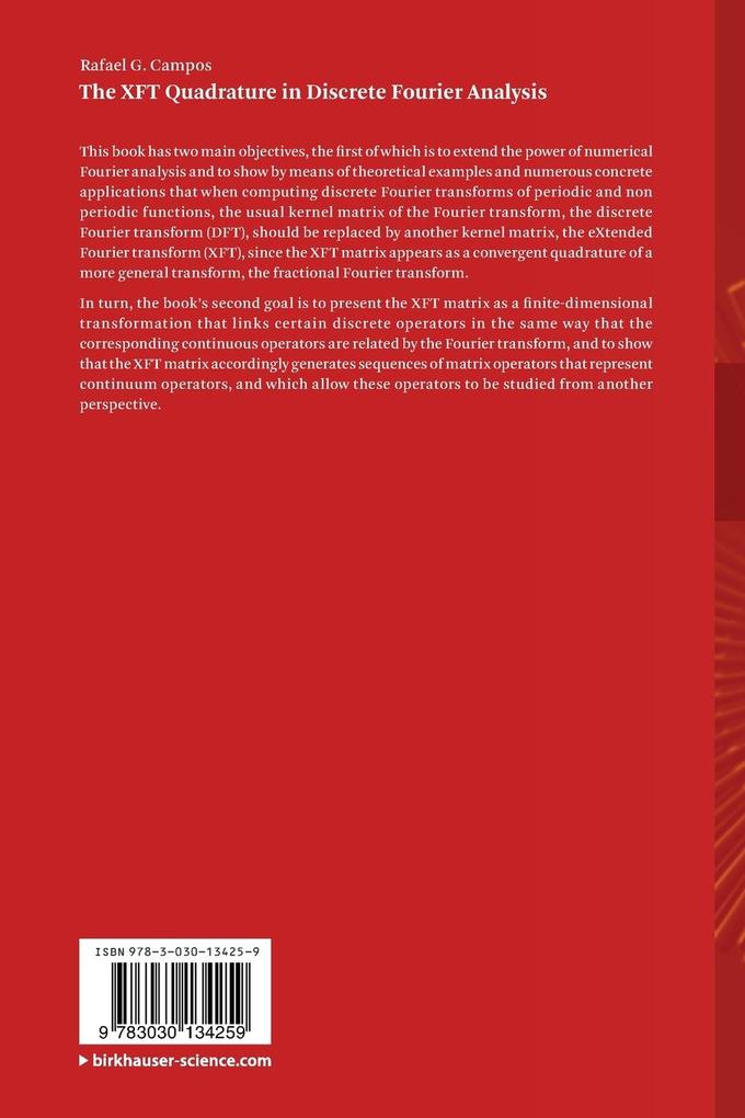Weitere Ansicht: The XFT Quadrature in Discrete Fourier Analysis | Rafael G. Campos