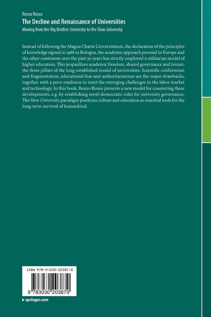 Weitere Ansicht: The Decline and Renaissance of Universities | Renzo Rosso