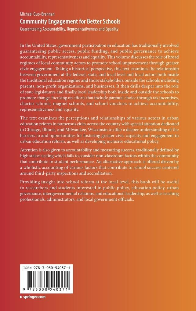 Weitere Ansicht: Community Engagement for Better Schools | Michael Guo-Brennan