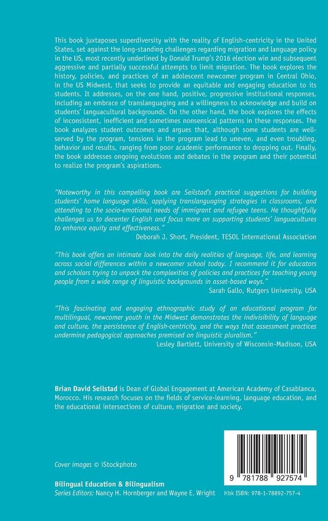 Weitere Ansicht: Educating Adolescent Newcomers in the Superdiverse Midwest | Brian Seilstad