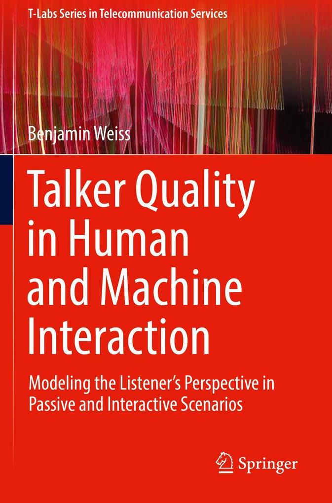 Produktbild: Talker Quality in Human and Machine Interaction | Benjamin Weiss