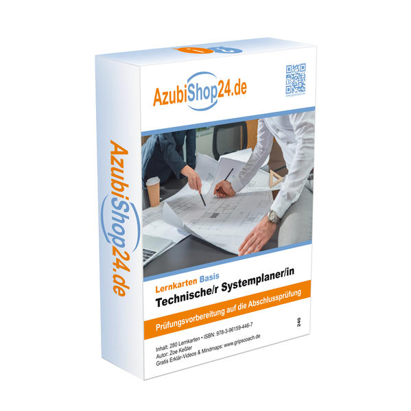 Produktbild: Technischer Systemplaner. Prüfung Lernkarten | Zoe Keßler