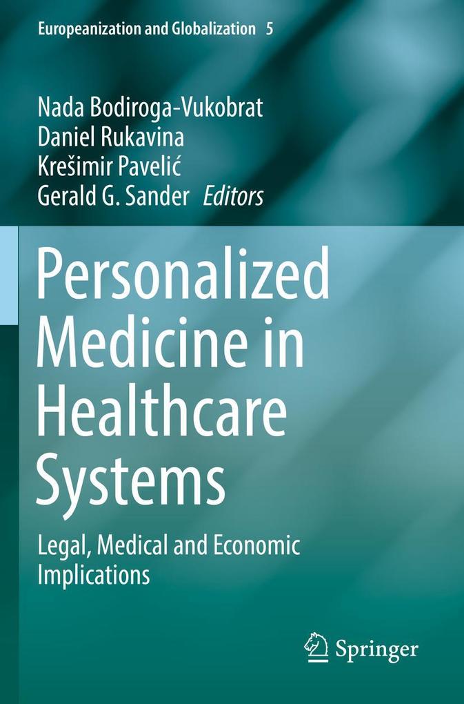 Produktbild: Personalized Medicine in Healthcare Systems