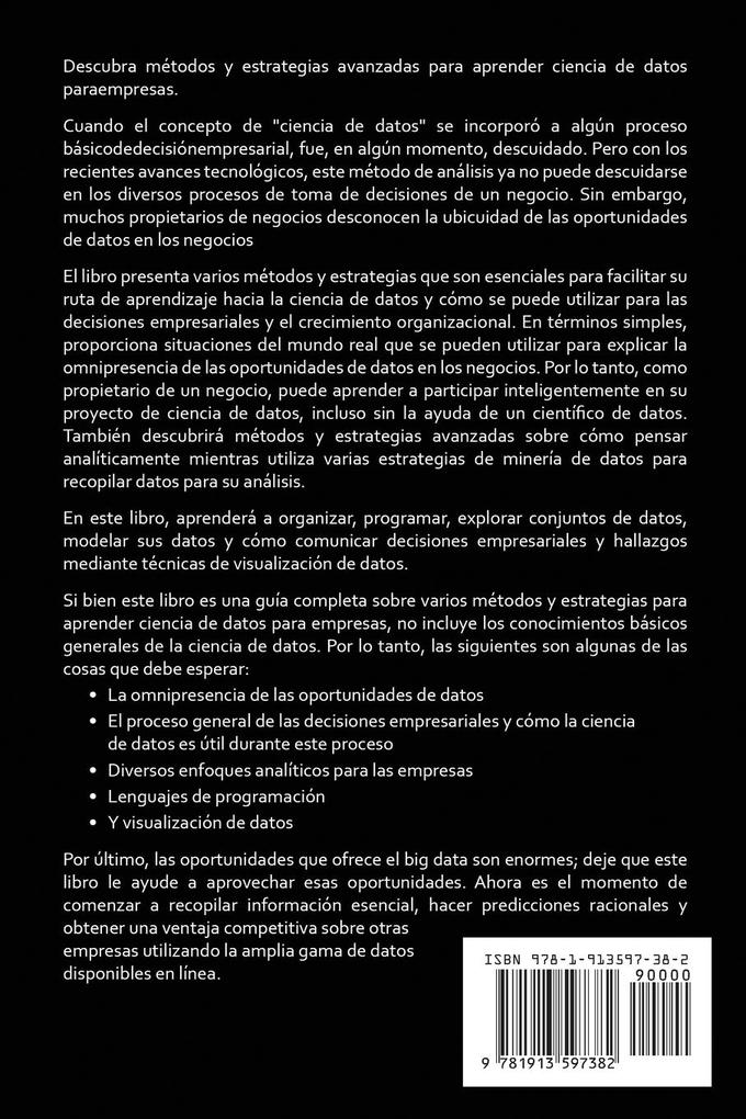 Weitere Ansicht: CIENCIA DE DATOS | William Vance