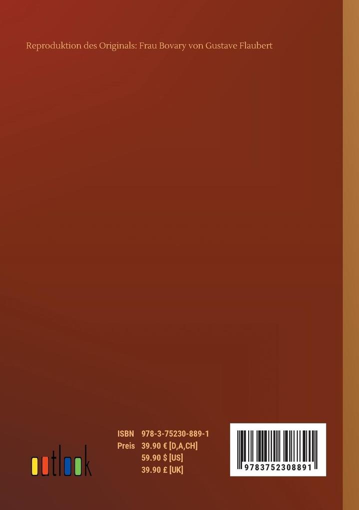 Weitere Ansicht: Frau Bovary | Gustave Flaubert