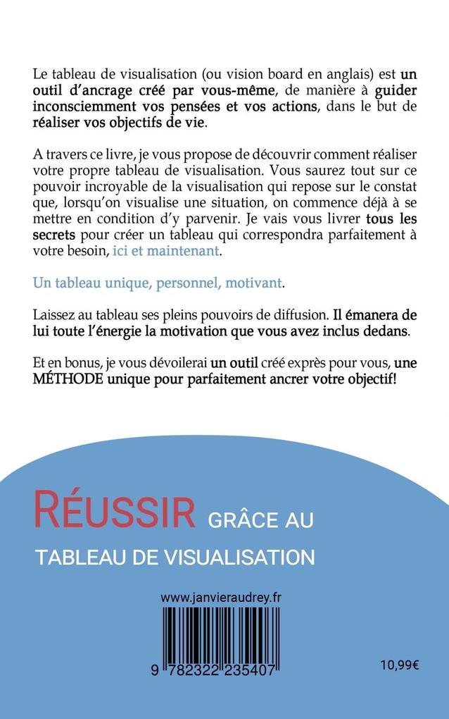 Weitere Ansicht: Réussir grâce au tableau de visualisation | Audrey Janvier