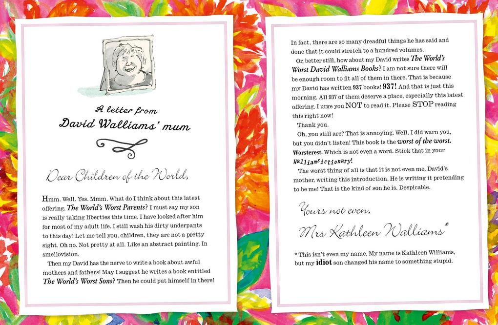 Weitere Ansicht: The World's Worst Parents | David Walliams