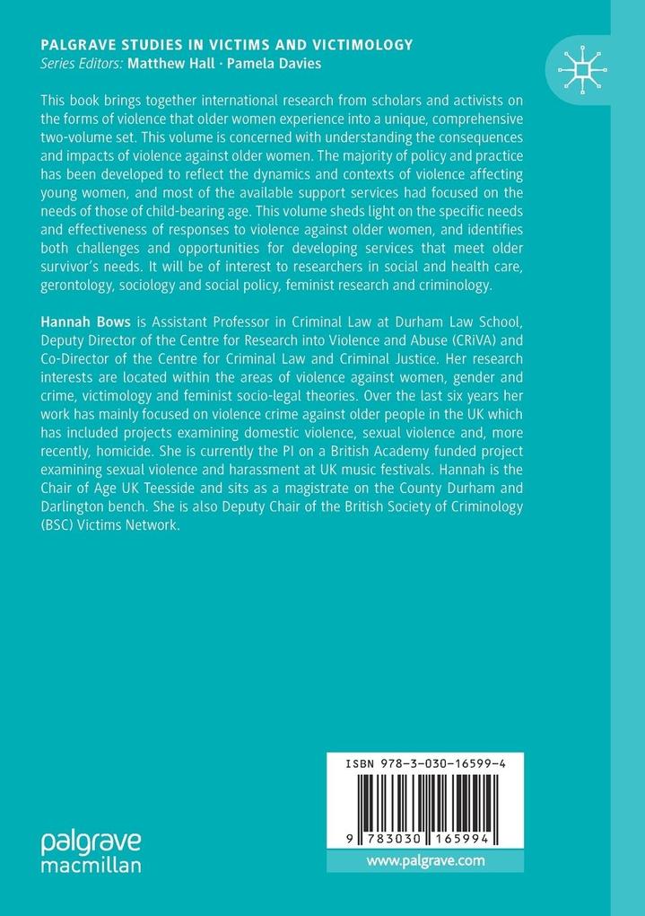 Weitere Ansicht: Violence Against Older Women, Volume II